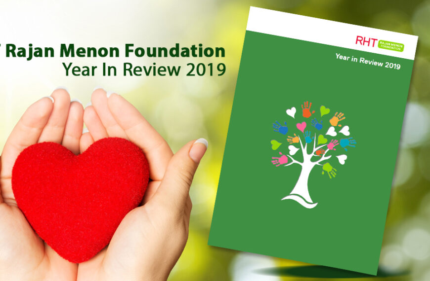 RHT Rajan Menon Foundation Annual Report 2019