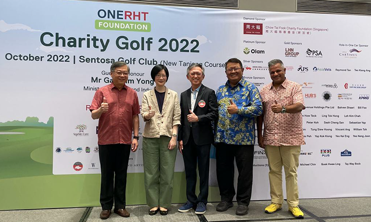 ONERHT Foundation’s charity golf event raises  more than S$500,000 for disadvantaged groups