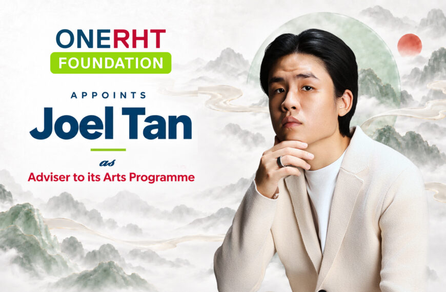 ONERHT Foundation Appoints Joel Tan as Adviser to its Arts Programme